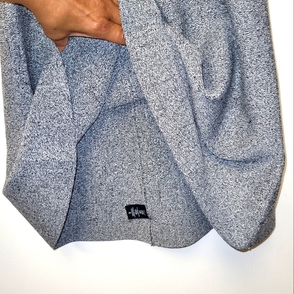 Theory Marl Flare Black, White Grey Knit Sleeveless Dress Size P - Picture 7 of 16